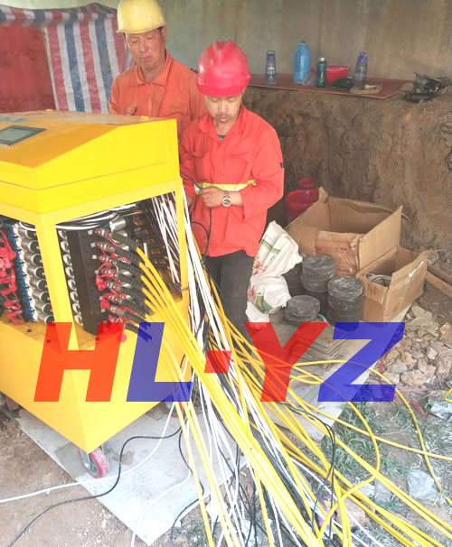 PLC同步顶升系统现场图片